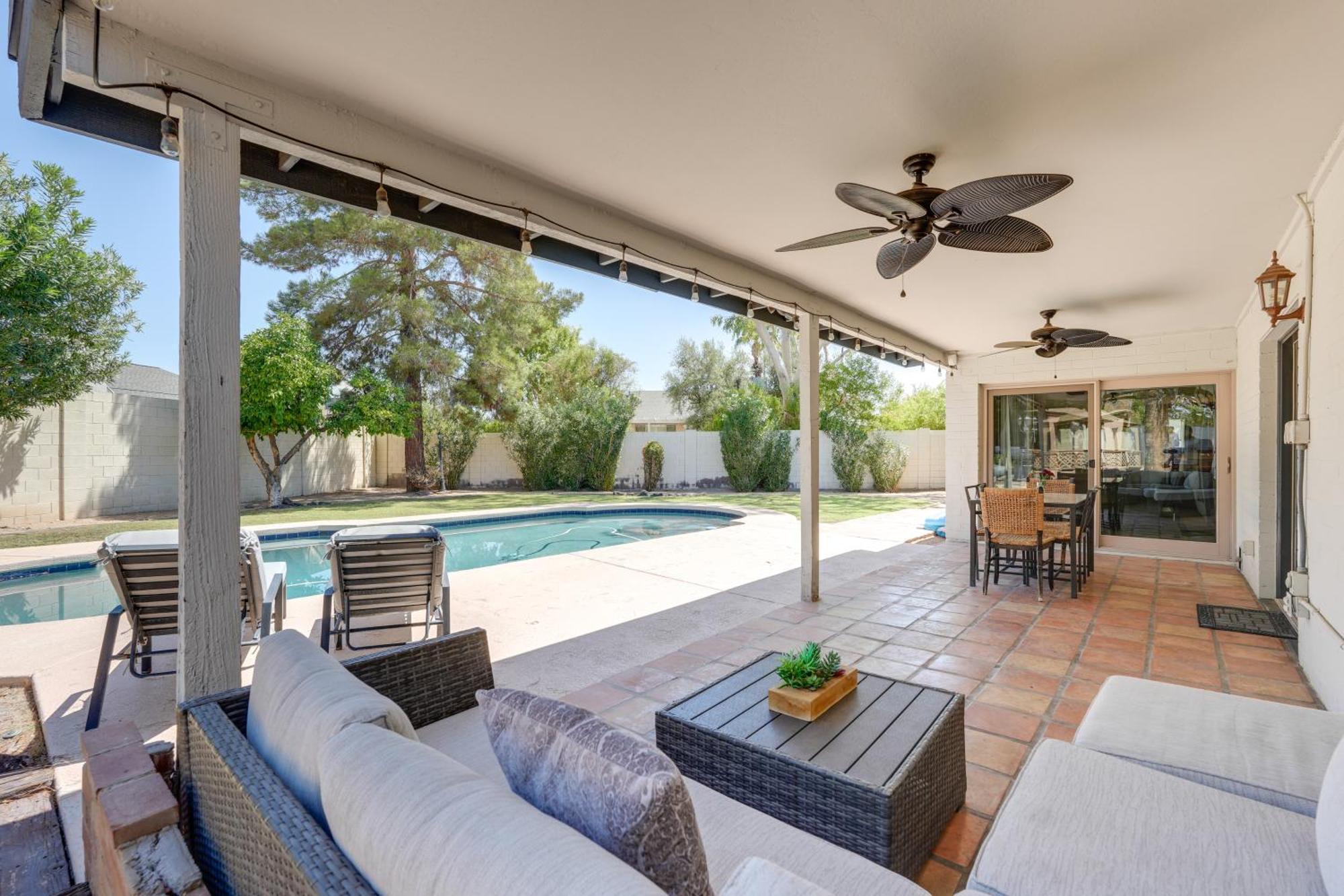 Phoenix Home With Pool About 10 Mi To Camelback Mtn Ngoại thất bức ảnh
