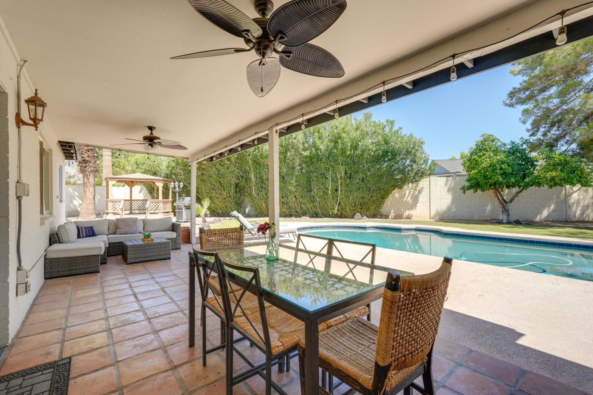Phoenix Home With Pool About 10 Mi To Camelback Mtn Ngoại thất bức ảnh